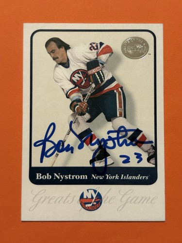 Bob nystrom signed 2001 - bob, 2001-02